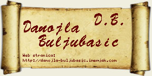 Danojla Buljubašić vizit kartica